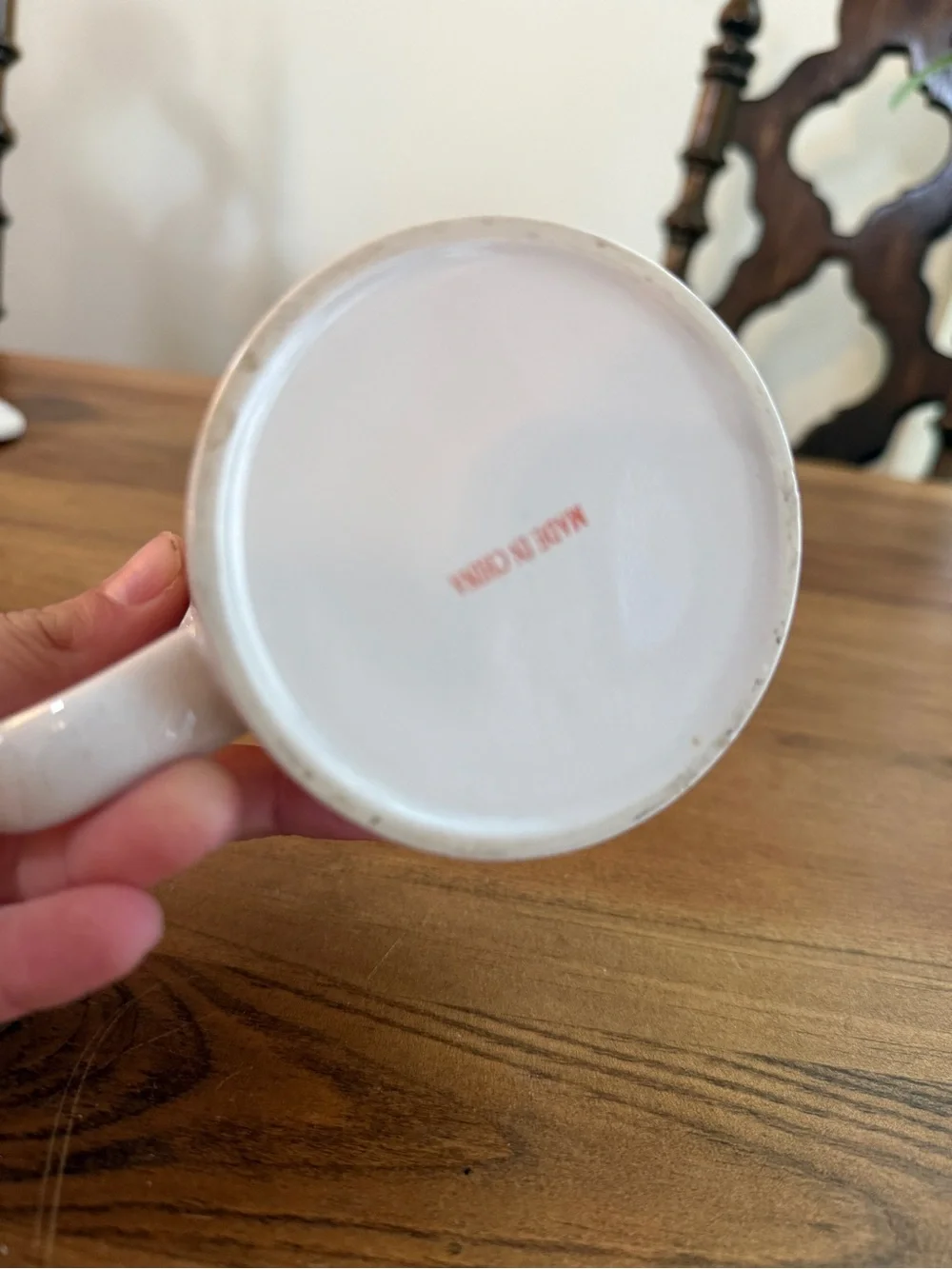 Matco Tools White Mug with Red Logo & Blue Stars